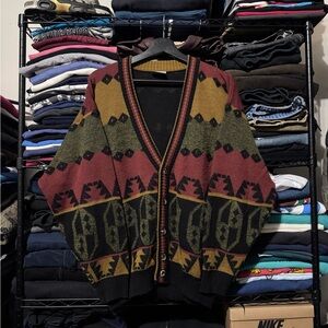 Vintage Patterned Men's Sweater